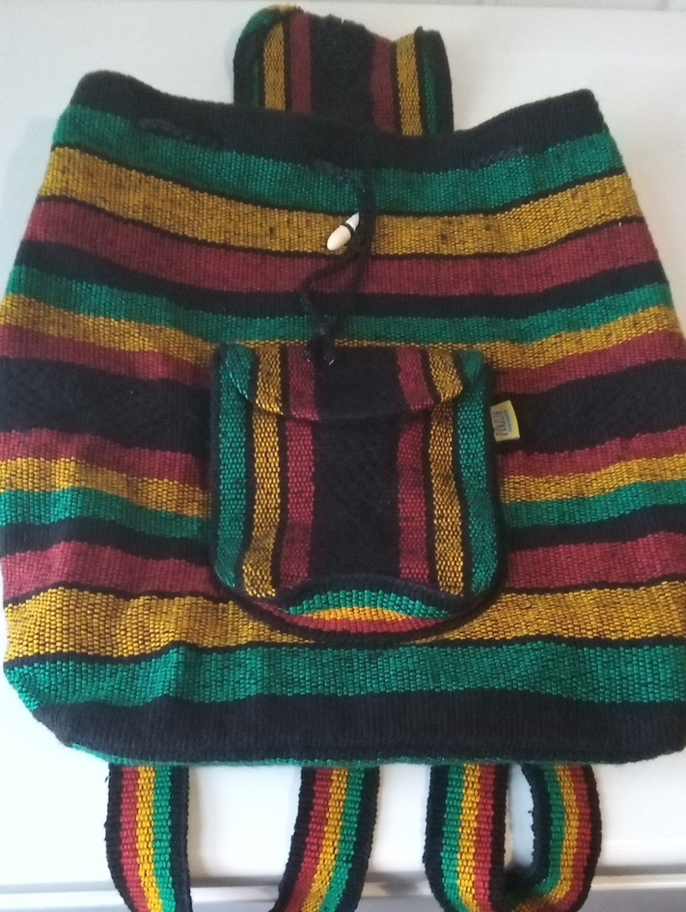 Woven Book Bag - Purchased in Jamaica